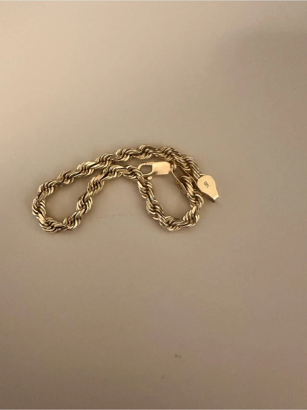 14k solid gold bracelet 30 grams